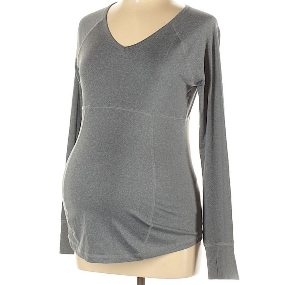 NWT Be Maternity Ingrid & Isabel LS Active Top XS